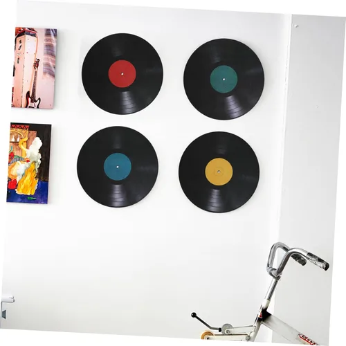 Vista 9 de Retro Records - Calcomanías decorativas de vinilo para pared, diseño de música para fiestas