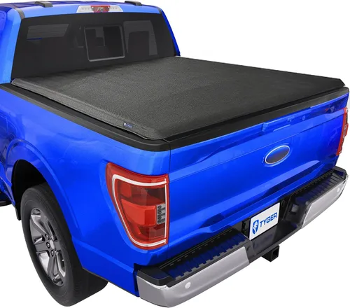 Vista 28 de Tyger Auto T1 - Cubierta tonneau suave y enrollable para caja de camioneta estándar de 5.5 pies (67 pulgadas) TG-BC1F9019