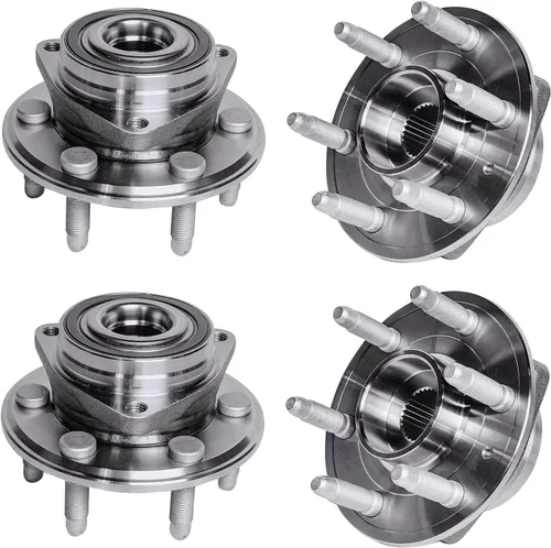 Vista 468 de Detroit Axle - Kit de cubos de rodamiento de rueda delantera de 6 piezas para Dodge Dart 2013-2016, Chrysler 200 2015-2017, 2 cojinetes de rueda