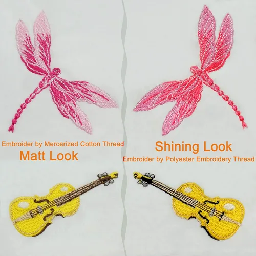 Vista 7 de New brothread - 18 opciones - Hilos de algodón 100% mercerizado multiusos 50S/3 600M (660Y) cada carrete para acolchado, serger, costura y bordado