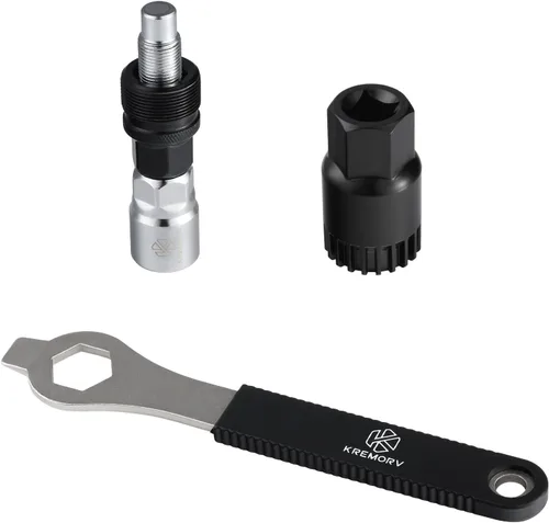 Extractor de manivela de bicicleta Herramienta de extracción de soporte inferior de bicicleta con llave de 0.630 in Kit de herramientas de