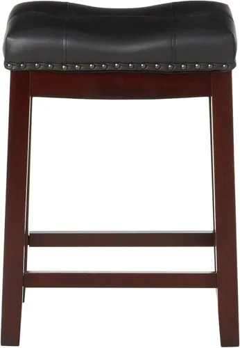 Vista 17 de Angel Line Cambridge - Taburete acolchado con cojín