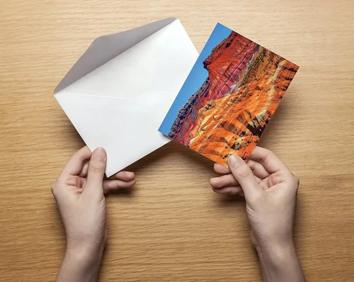 Vista 5 de Better Office Products 50-Pack All Occasion Greeting Cards Box Set, 4 x 6 inch, 50 Assorted Blank Note Cards & 50 Envelopes, 6 Nature Photography