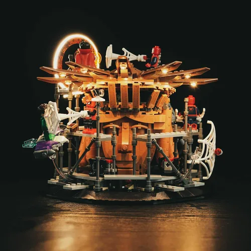 Vista 7 de LocoLee Kit de luces LED para Lego Spider-Man Final Battle 76261, juego de iluminación creativa mejorado, accesorios compatibles con Lego 76261