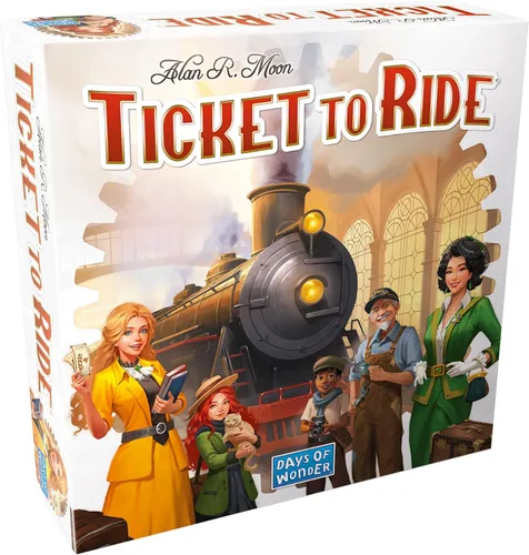 Asmodee Ticket to Ride - Juego de mesa (actualización 2025): una aventura de tren a campo traviesa para amigos y familiares, juego de estrategia