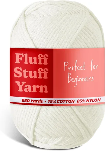 Vista 17 de Hilo suave para ganchillo - Hilo de ganchillo y tejer, hilo para principiantes con puntadas fáciles de ver, hilo Amigurumi de 250 yardas, hilo