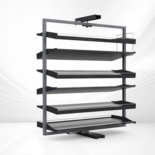 Vista 18 de 360-Degree Rotating Shoe Organizer - Space-Saving Hidden Shoe Cabinet for Entryway, Stylish Shoe Rack for Living Room & Hallway Storage