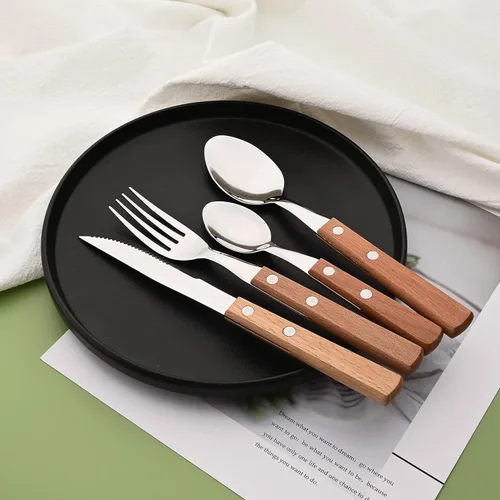 Vista 7 de Cucharas de café expreso, 8 cucharas de café de acero inoxidable, cucharas pequeñas para postre, té, aperitivo, cucharas de postre con mango