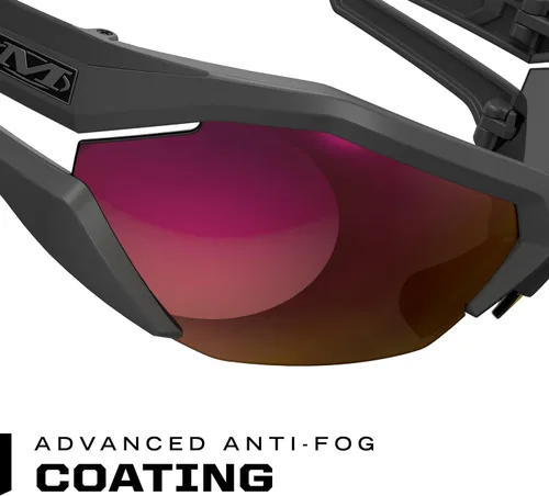 Vista 4 de Mechanix Wear Vision - Gafas de seguridad tipo V con antiempañamiento avanzado, resistentes a los arañazos, gafas protectoras con medio marco, gafas