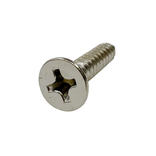Vista 15 de Tornillos de madera M4x10mm, tornillo Phillips de cabeza plana de acero inoxidable, tornillo autorroscante de cabeza avellanada Phillips