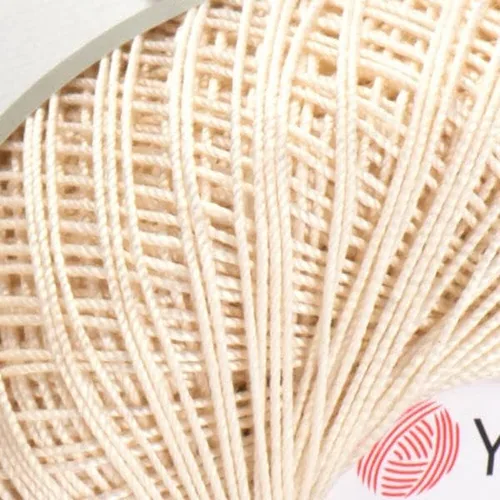 Vista 2 de Yarn Art Hilo de 2 madejas (bola), color violeta, 100 % algodón mercerizado e hilo de tejer a mano con encaje de ganchillo, gran opción para bordar