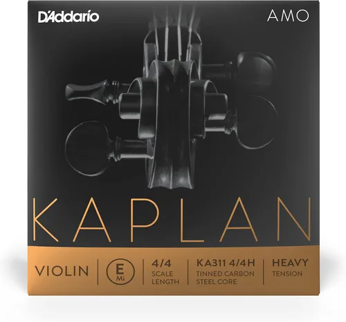 Vista 9 de D'Addario Kaplan Amo Cuerda de Violín - Cuerda A Individual - KA312 4/4M - Cuerdas de Violín - Escala 4/4, Tensión Media