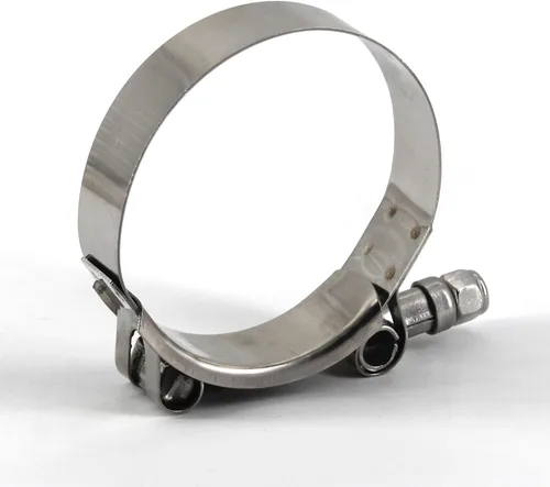 Vista 3 de Abrazadera de manguera de perno en T de acero inoxidable 304 de 1.378-1.575 in Abrazaderas de tubo de servicio pesado (4 piezas)