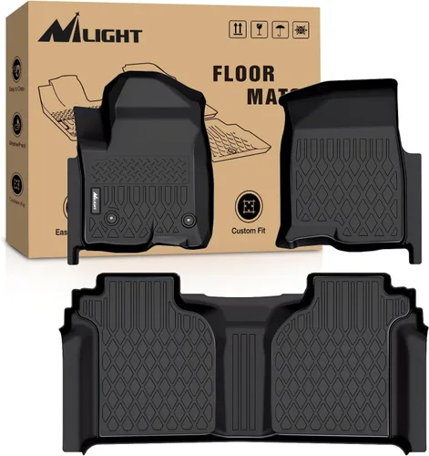 Vista 9 de Nilight Alfombrillas TPE para Chevy Silverado GMC Sierra Crew Cab 1500 2500 2500HD 3500HD 1999-2006, 2007 Silverado GMC Sierra Classic Body