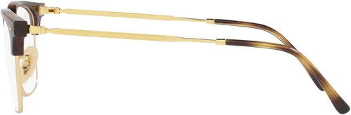 Vista 4 de Ray-Ban RX7216f New Clubmaster Low Bridge Fit Square - Marcos para lentes recetados