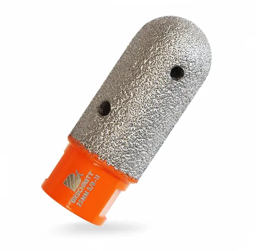 Vista 18 de Broca biseladora de diamante, brocas de diamante de 2 pulgadas (1.969 in) con rosca 5/8-11 para ampliar, pulir y biselar los agujeros exsit