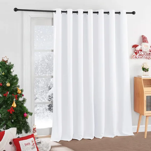Vista 33 de RYB HOME Cortinas portátiles para puerta con privacidad, cortinas opacas y aislantes térmicas para dormitorio, armario, sala de estar, comedor