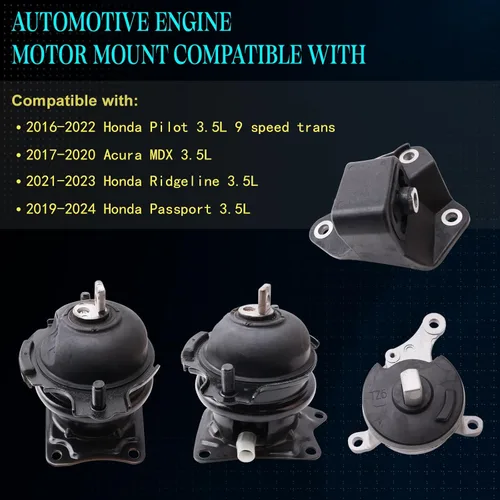 Vista 2 de SHERXINBO Soporte de motor compatible con Pilot 9 Speed Trans 2016-2022, MDX 2017-2020, Ridgeline 2021-2023, Passport 2019-2024, repuesto