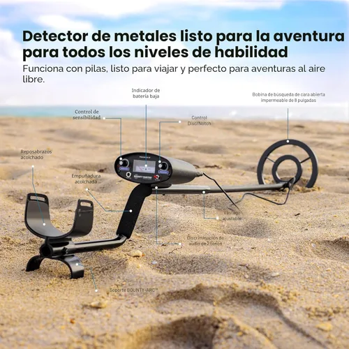 Vista 7 de Detector de metales Bounty Hunter TK4 Tracker IV, Detector de metal, Negro