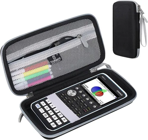 Estuche de viaje rígido de repuesto para CASIO PRIZM FX-CG50/CASIO FX-9750GIII/Texas Instruments TI-34/Texas Instruments BA II, calculadora gráfica