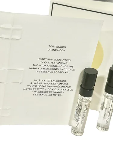 Vista 4 de Tory Burch Divine Moon Eau De Parfume Muestra Spray Perfume Mujer 0.1 fl oz / 0.05 oz (juego de 3)