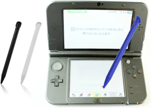 Vista 4 de XHBTS Lápiz capacitivo de repuesto de plástico para pantalla táctil, compatible con Nintendo New 3DS XL, 3DS LL (azul)