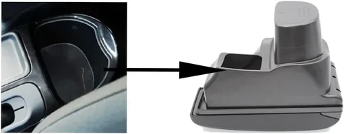 Vista 2 de Consolas Apoyabrazos para Nissan Juke 2010-2017 Caja de consola central reposabrazos caja con carga USB costuras negras