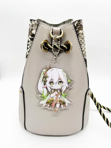 Vista 4 de YJacuing Genshin Impact Cute Acrylic Keychain Figure