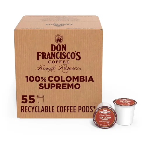 Vista 8 de Don Francisco's Breakfast Blend - Cápsulas de café tostado oscuro, 12 unidades, cápsulas de café reciclables de una sola porción, compatibles con tu