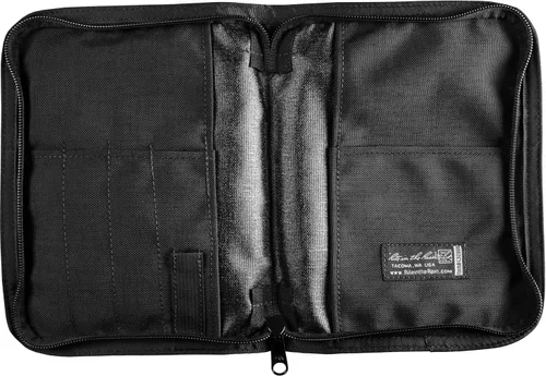 Vista 3 de Rite In The Rain Tela Cordura® resistente a la intemperie, cubierta de carpeta de anillos de 1/2 pulgada, 6.75 x 8.875 pulgadas, cubierta negra