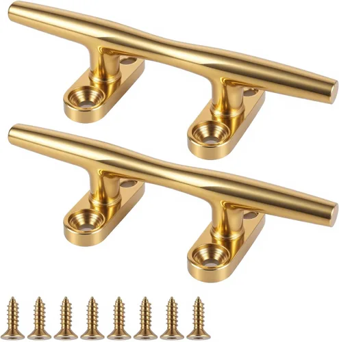 Tacos de muelle de 4/5/6 pulgadas, tacos de acero inoxidable 316, tacos de muelle de lancha, tacos de base abierta con sujetadores, tacos de cuerda