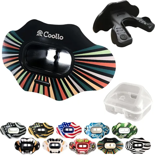 Vista 29 de Protector bucal MAXX/Might Football y deportes de alto impacto para adultos y jóvenes (correa incluida)