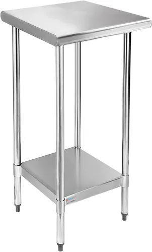 Vista 11 de STABLEINK NSF - Mesa de preparación de acero inoxidable de 30 x 24 pulgadas, mesa de trabajo y preparación de metal con protector contra