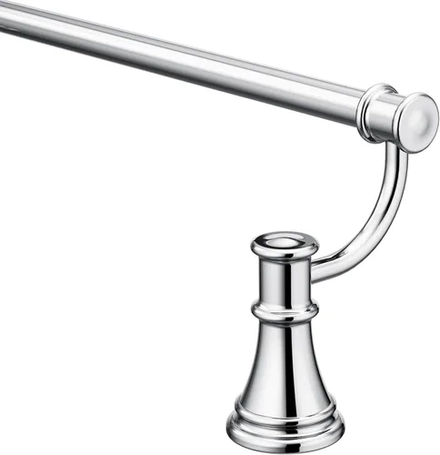 Vista 2 de Moen YB6418BN Belfield - Toallero de baño de 18 pulgadas, níquel cepillado