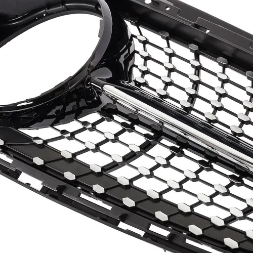 Vista 6 de Parrilla de diamante para Mercedes Benz W212 Clase E E200 E250 E350 E550 2014-2016 No es compatible con W207 Coupe/Convertible E-Class!!