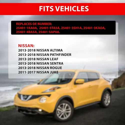 Vista 2 de Interruptor de bloqueo de puerta de ventana eléctrica del lado del conductor compatible con Nissan Altima Pathfinder Leaf Sentra Rogue 2013-2018