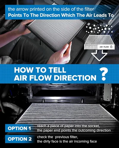 Vista 6 de PHILTOP Filtro de aire de cabina, reemplazo para CF9846A, Prius 2001-2009, Sienna LE 2004-2009, 4Runner 2003-2009, filtro de cabina Premium ACF016