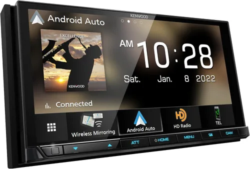 Vista 8 de KENWOOD DMX958XR EXCELON Referencia 6.8 pulgadas Full HD Capacitiva Pantalla Táctil Receptor Estéreo para Coche, Wireless Apple Carplay/Android