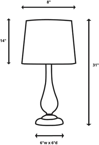 Vista 3 de Uttermost Volongo - Lámpara de mesa marfil con textura de piedra