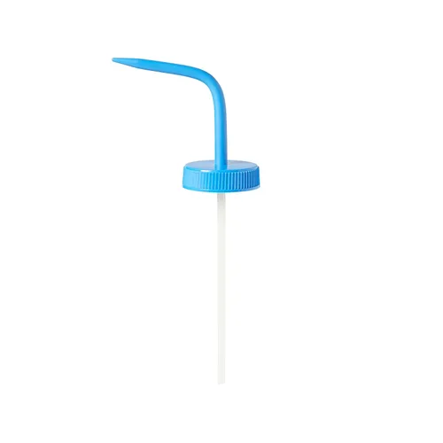 Vista 3 de United Scientific™ UniSafe™ Botella de lavado químico ventilada de LDPE de boca ancha de grado de laboratorio, agua (H2O), 16.9 fl oz (16 onzas), 4