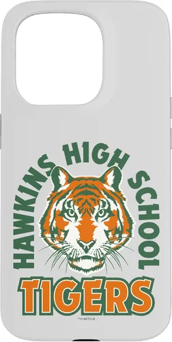 Vista 14 de Funda con logotipo de Stranger Things Hawkins High School Tigers para iPhone 16
