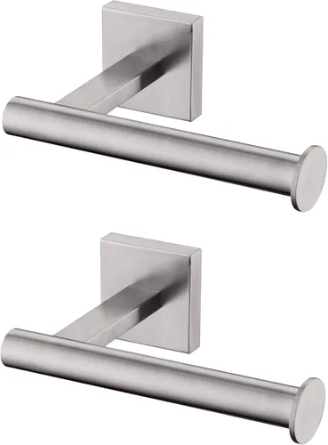 Vista 24 de KOKOSIRI Soporte de papel higiénico para baño, soporte para rollo de papel higiénico, soporte Mega Rollos, acero inoxidable negro mate B2005BK
