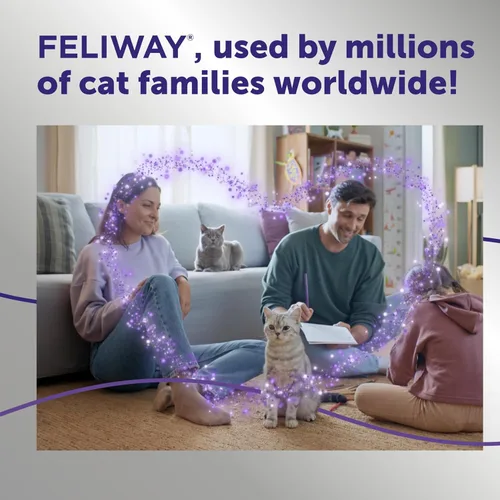 Vista 8 de FELIWAY® Optimum - Recambio calmante para gatos de 30 días para difusor de feromonas, 1.6 fl oz, ayuda a reducir los signos comunes de estrés