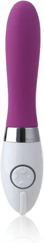 Vista 2 de Medium hembra Clítoris Masajeador Vibrador Orgasmo G Spot Simulador Juguete Sexual Recargable con 10 con modo vibración masajeador personal