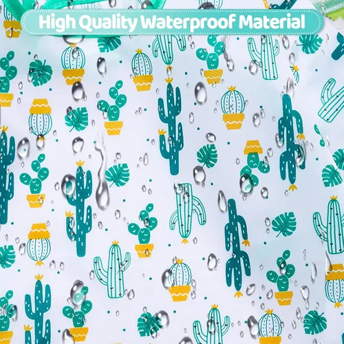 Vista 6 de Tarpop Baberos de manga larga para bebés, paquete múltiple, impermeables, de manga suave, para bebés y niños pequeños que comen alimentación