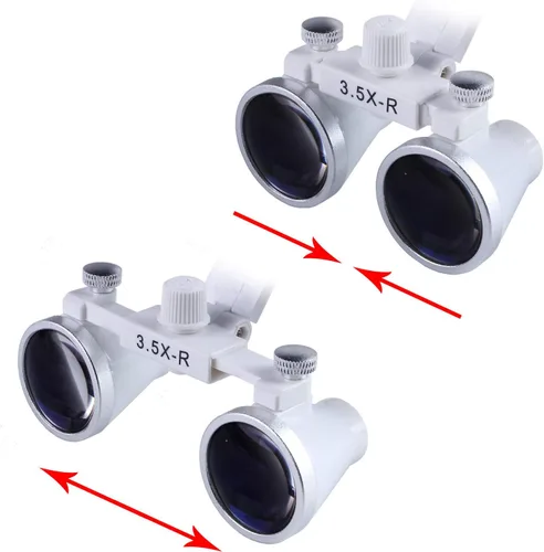 Vista 3 de Lupa binocular lupa 3.5X-R 11.024-14.961 in diadema con cuero