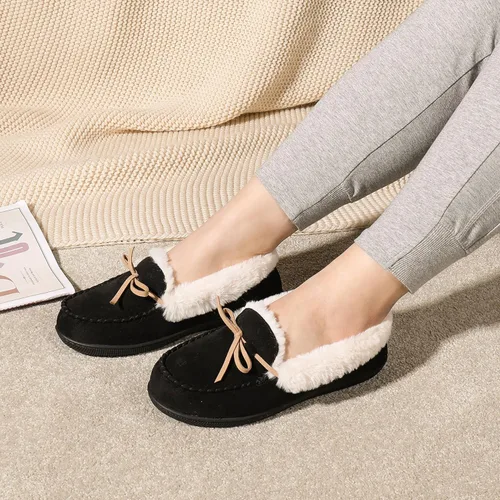 Vista 2 de RockDove Pantuflas estilo mocasín con purpurina Caroline para mujer