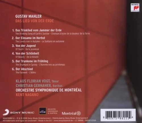 Vista 2 de Mahler Das Lied von der Erde