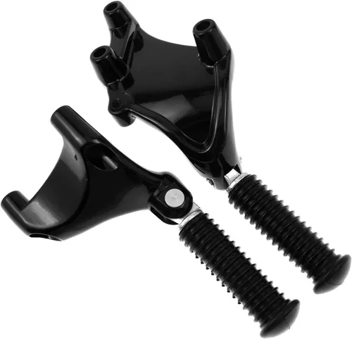 Vista 3 de HDBUBALUS Estriberas traseras para pasajero de motocicleta reposapiés con soporte compatibles con Harley Sportster XL883 XL1200 2004-2013