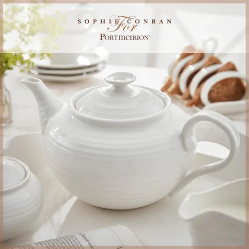 Vista 2 de Portmeirion Tetera blanca Sophie Conran
